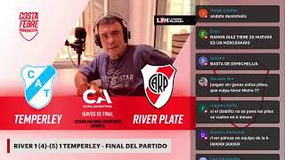 RIVER vs Temperley  EN VIVO  16avos de Final  Copa Argentina  Relata Lito Costa Febre [upl. by Jammin]