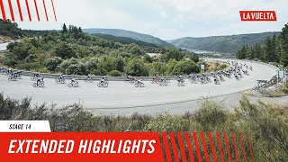 Extended Highlights  Stage 14  La Vuelta 2024 [upl. by Mariam]