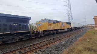 NS 22X passes bound brook with UP SD70M second nice crew [upl. by Ttsepmet751]