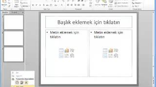 Powerpoint 2  Slayt Ekleme  Silme  Taşıma [upl. by Eiaj]