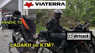 Secure Your Saddle Bag With DIRTSACK Heatshield Viaterra LEH On KTM 390 dirtsack4841 ViaterraGear [upl. by Carlisle]