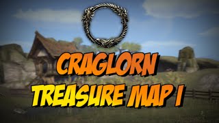 ESO Elder Scrolls Online Craglorn Treasure Map I1 Location [upl. by Erie]