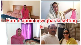 Hum n apnin new ghar ki setting kighar min or kis cheez ki zarorat haimustafa sajid vlogs [upl. by Athalee]