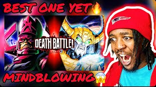 Galactus VS Unicron Marvel Comics VS Transformers  DEATH BATTLE REACTION 😱 [upl. by Ydieh646]