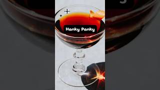 Hanky Panky🍸cocktail bartender short trending viral gin vermouth orange asmr yt [upl. by Medorra372]