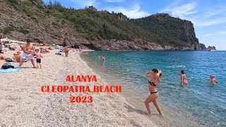 4K Cleopatra Beach Alanya Türkiye  Beach Walk Alanya Turkey🌴 turkey alanya cleopatra kleopatra [upl. by Tham416]