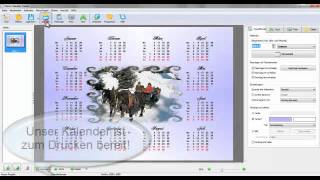 Das beste Kalenderprogramm eigene Kalender mit Fotos erstellen [upl. by Ellimac400]