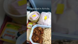 Air India Veg meals airindia flightfood foodpost plane flight fly vistara vegetarian meal [upl. by Antebi]