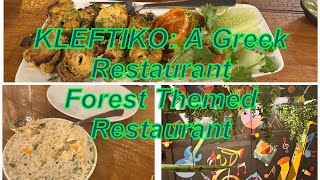 KLEFTIKO A Greek Forest Themed Restaurant ViVAsStories1983 foodstories mangalore restaurant [upl. by Simmons]