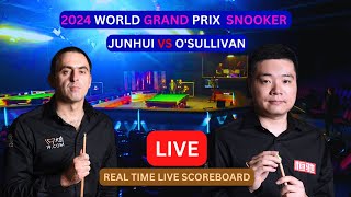 Ronnie OSullivan Vs Ding Junhui LIVE Score UPDATE Today Semis 2024 World Grand Prix Snooker LIVE [upl. by Phare258]