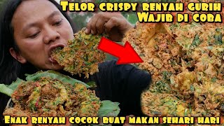 RESEP TELUR DADAR CRISPY RENYAH GARING DIMULUT [upl. by Nednal]