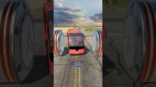 Mix Colourful Buses amp School Bus vs Bollard Crash shorts beamng crash beamngdrive [upl. by Leksehc668]