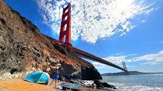 Camping Under The Golden Gate Bridge [upl. by Wynnie]