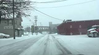 Biddeford Maine Snowfall Downtown [upl. by Marcy]