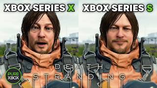 Death Stranding Xbox Series X Vs Series S  Side By Side Gameplay Comparison [upl. by Ball]