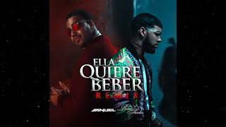 Anuel AA Feat Romeo Santos  Ella Quiere Beber Official Remix Audio [upl. by Yeuh]