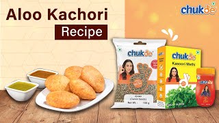 Market Style Khasta Aloo Kachori Recipe  Chukde Spices [upl. by Nyar]