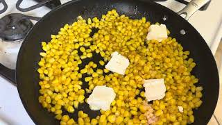 Honey Butter Skillet Corn  Vegetable Side Dish  Holiday Veggies [upl. by Angelique]