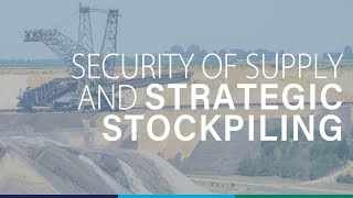 Wouter JacobsExecutive DirectorSecurity of supply and strategic stockpiling of critical materials [upl. by Barmen]