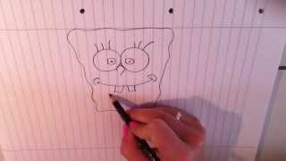 Spongebob zeichnen lernen  Spongebob Schwammkopf Malvorlage [upl. by Carpenter878]