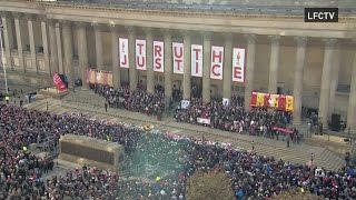 Hillsborough Disaster Liverpool honours cleared victims of 1989 [upl. by Adaurd]