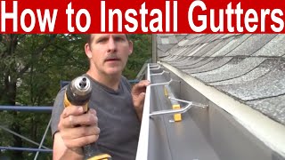 How to Install Gutters [upl. by Lubeck]