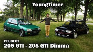 205 GTI amp 205 GTI Dimma  La Youngtimer Française des années 90 [upl. by Celeski]