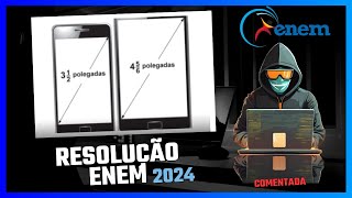 ENEM 2024  Atualmente há telefones celulares com telas de diversos tamanhos e em formatos retan [upl. by Ynnol]