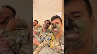 A Good Day as a Paratrooper militaryshorts usarmy paratroopers facepaint airforce [upl. by Kimmie798]