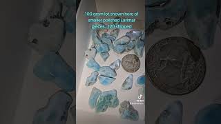 100 gram lot of larimar available [upl. by Akinek]