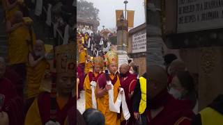 Kagyu Monlam 2024 himalayanbuddhistmonks trending shortfeed shorts [upl. by Ahseele]