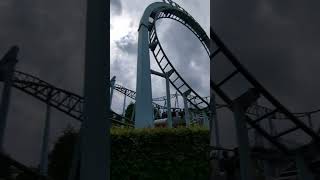 Typhoon at Bobbejaanland  themepark rollercoaster coaster gerstlauer bobbejaanland belgium [upl. by Tillie]