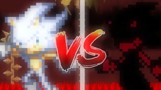 Sonic vs SonicExe Sprite Animation [upl. by Valene175]