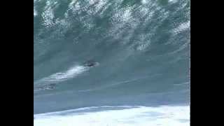 Huge set at Lurline Bay wipes out surfers and bodyboarder [upl. by Wilser]