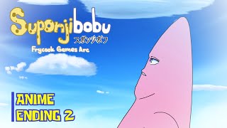 Suponjibobu Anime  Ending 2 Original Animation [upl. by Elagiba901]