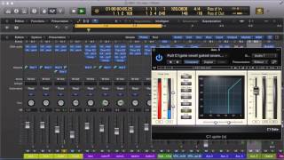 gated reverb snare effect EDM tuto logic x [upl. by Stefanac]