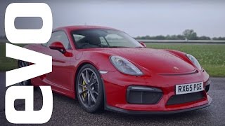 Porsche Cayman GT4 onboard  evo Track Car of the Year [upl. by Klayman]