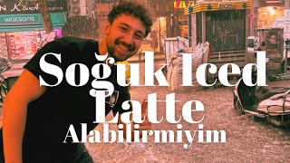 SOĞUK ICED LATTE alabilir miyim  icedcoffee icedlatte barista [upl. by Astrix]