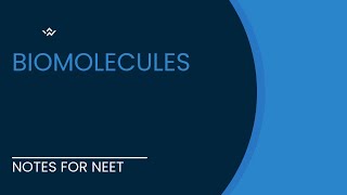 Biomolecules class 12  NEET Notes Organic Chemistry AIIMS [upl. by Haidadej581]