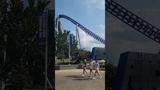 Millennium Force youtubeshorts rollercoaster themepark ride intamin cedarpoint fun giga [upl. by Yrocal]