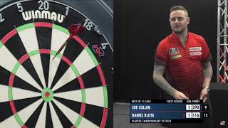 Darts 2024 Players Champions 29 Cullen v Klose Highlights [upl. by Beckett]