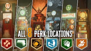 ALL PERK LOCATIONS on MAUER DER TOTEN  Cold War Zombies Beginner Guide Black Ops Cold War Zombies [upl. by Haleelahk]