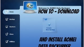 How To  Download And Install AOMEI Backupper [upl. by Jillian710]