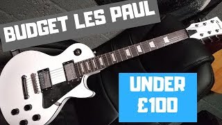 Budget Les Paul Guitar Under £100  Rockburn LP2 [upl. by Nerro]