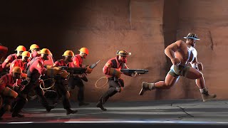 People playing Vs Saxton Hale are something else TF2 Clips Compilation [upl. by Oicnanev]