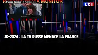 JO 2024  la TV russe menace la France [upl. by Ailedamla]