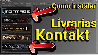 COMO INSTALAR LIBRARY NO KONTAKT [upl. by Dam]