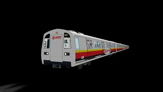 OpenBVE SMRT Trains Refurbished C651 Set 217218 Arriving And Departing In CG1DT35 Expo [upl. by Oribel]