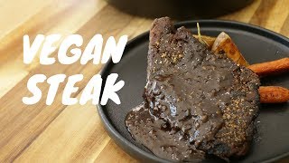 Vegan Seitan Steak I The Buddhist Chef [upl. by Yenmor433]