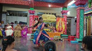 maha kanaka Durga full song Dance performance by Vineesha  Devullu movie song [upl. by Harold]